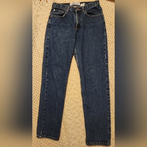 Vintage 90s Express Bleus High Rise Straight Leg Blue Jeans - 9/10 (29 Waist) - Picture 1 of 9